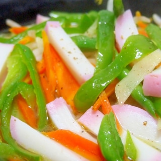 かまぼこと彩り野菜のオイスターソースタンメン